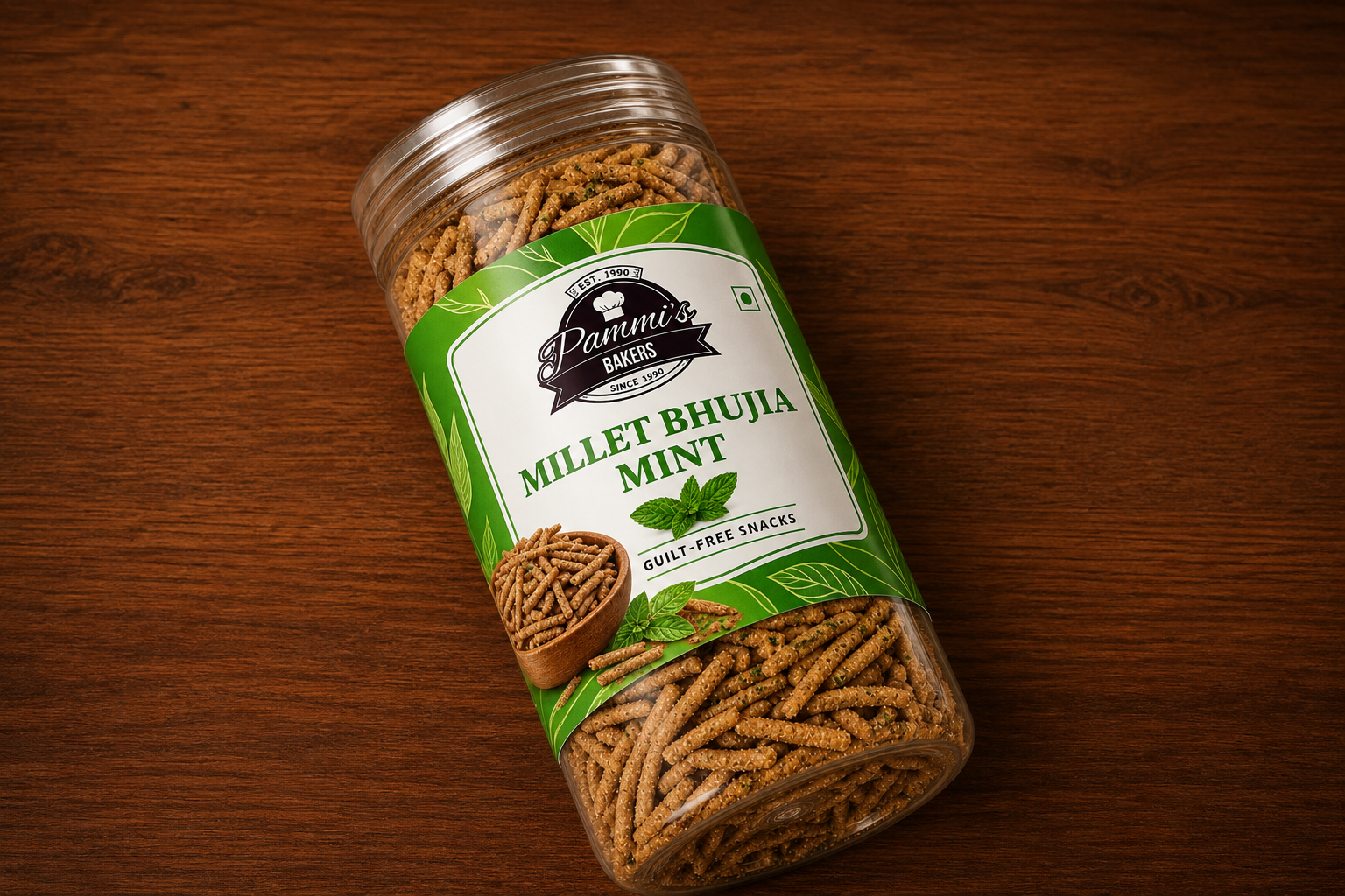 Bhujia (mint) Jar