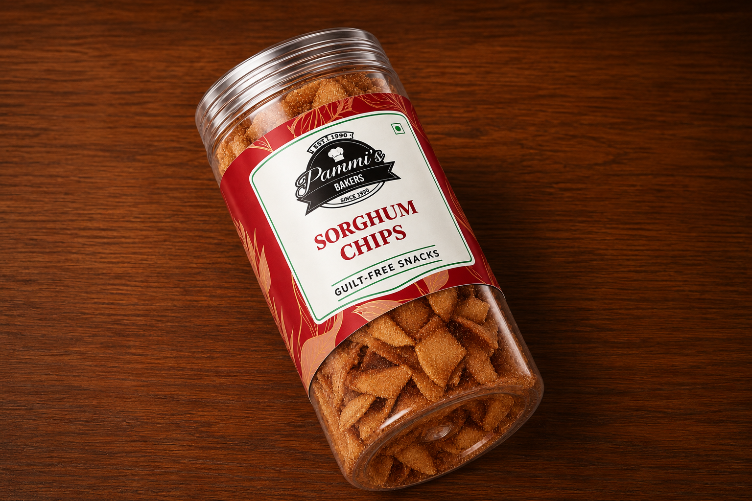 Sorghum Chips Jar